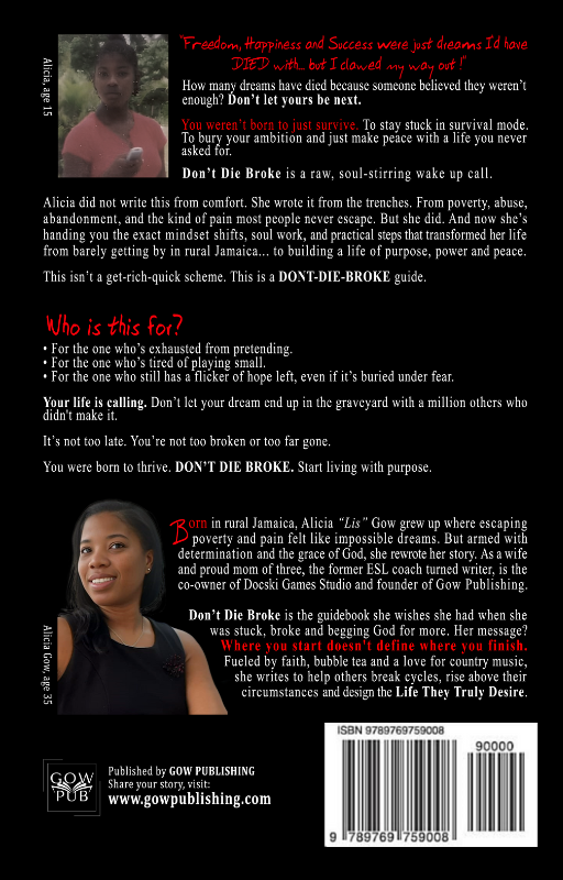 Don't Die Broke: Your Step-By-Step Guide To The Life You Desire