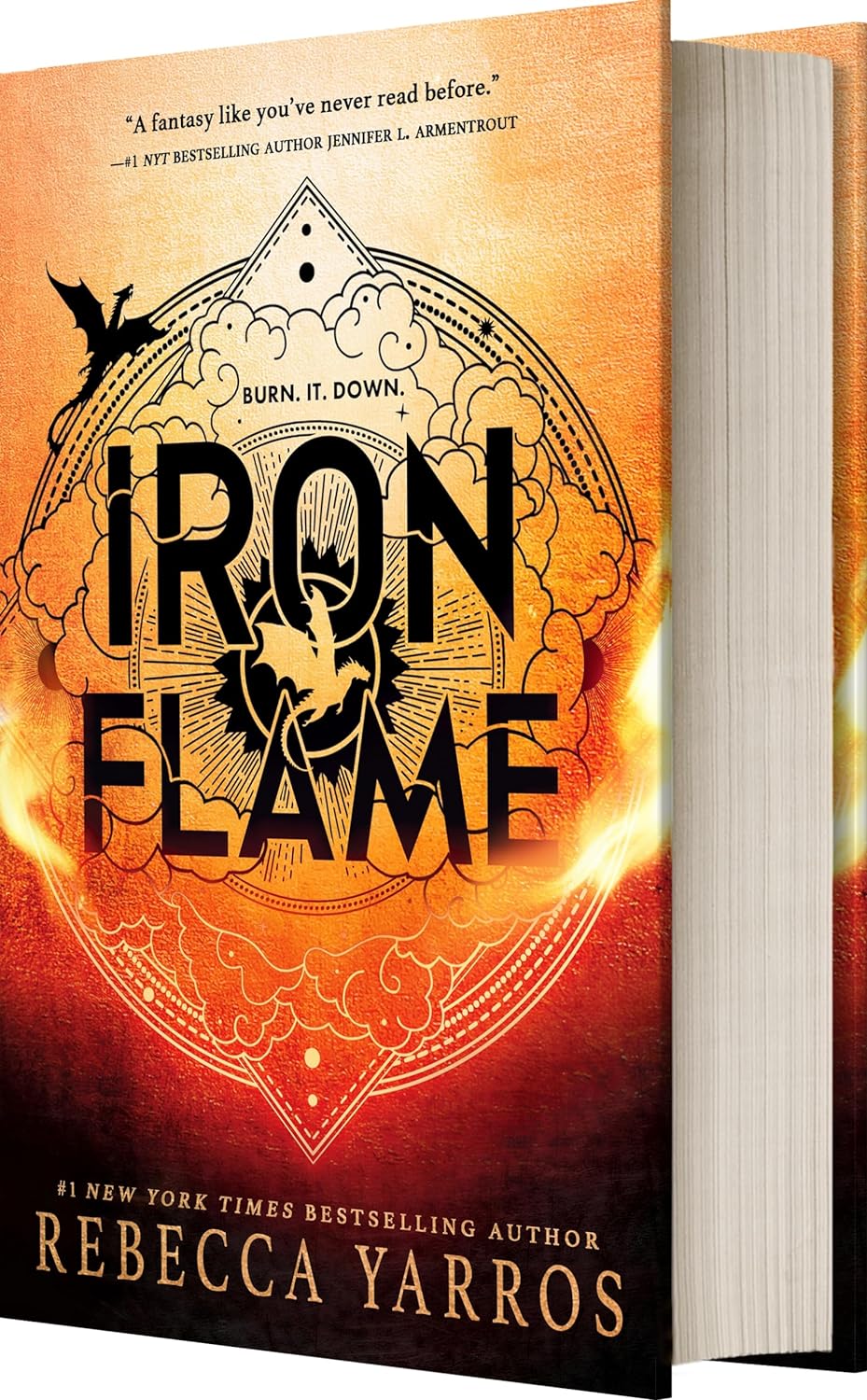 Iron Flame by Rebecca Yarros • The Empyrean: Book 2 of 3  [Hardcover]