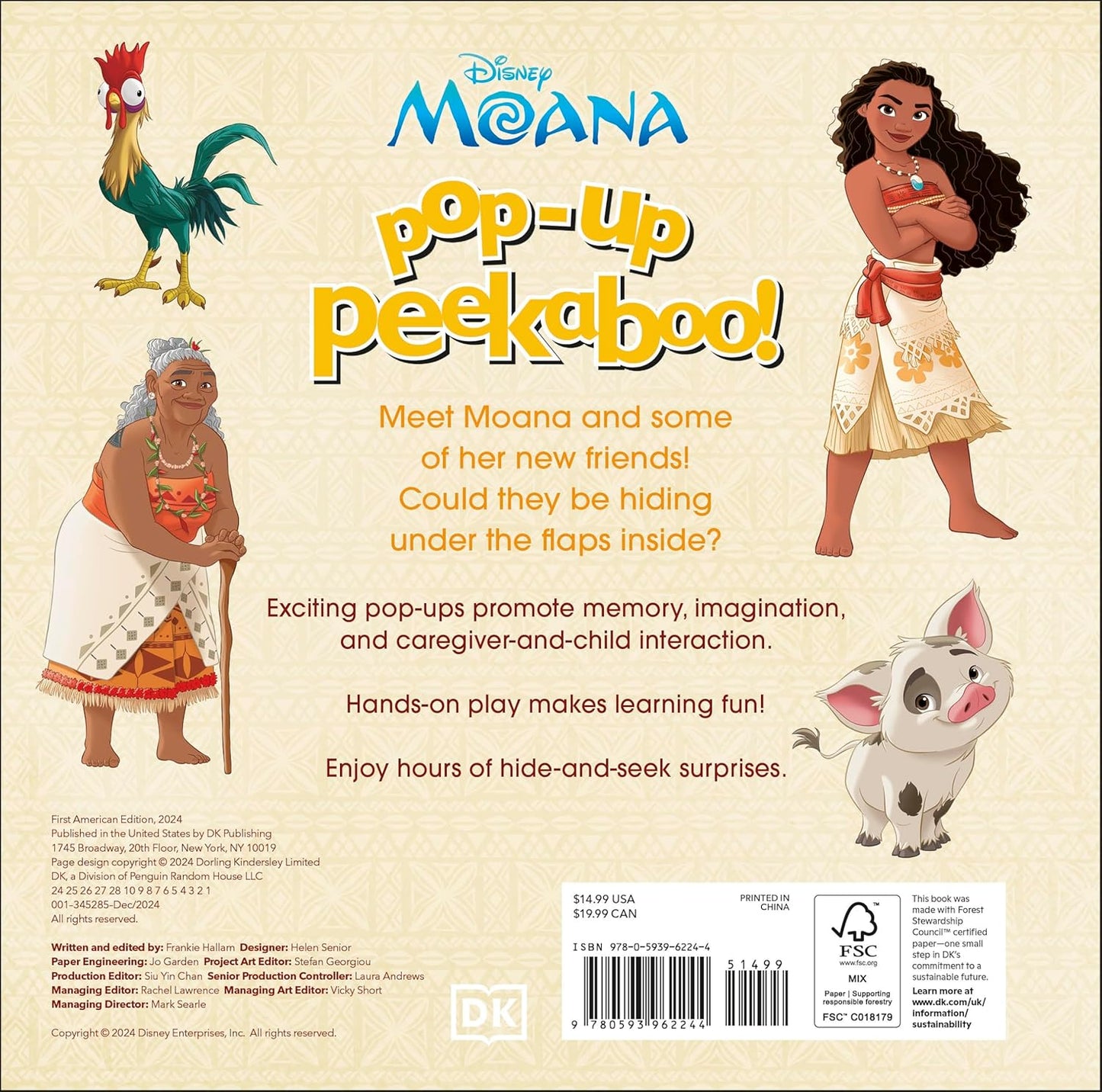 Moana Pop-Up Peekaboo! by DK [hardcover]